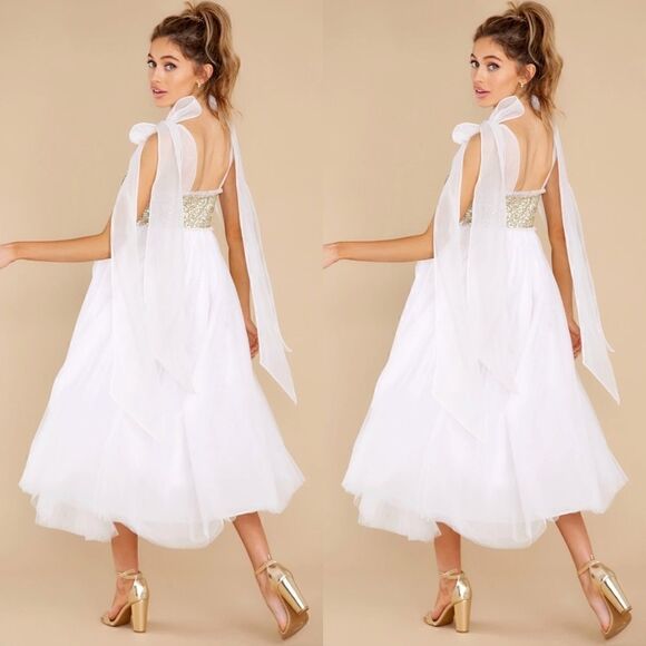 LoveShackFancy Dresses & Skirts - NEW LOVESHACKFANCY Romia White Dress